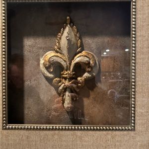 Framed Fleur-de-lis